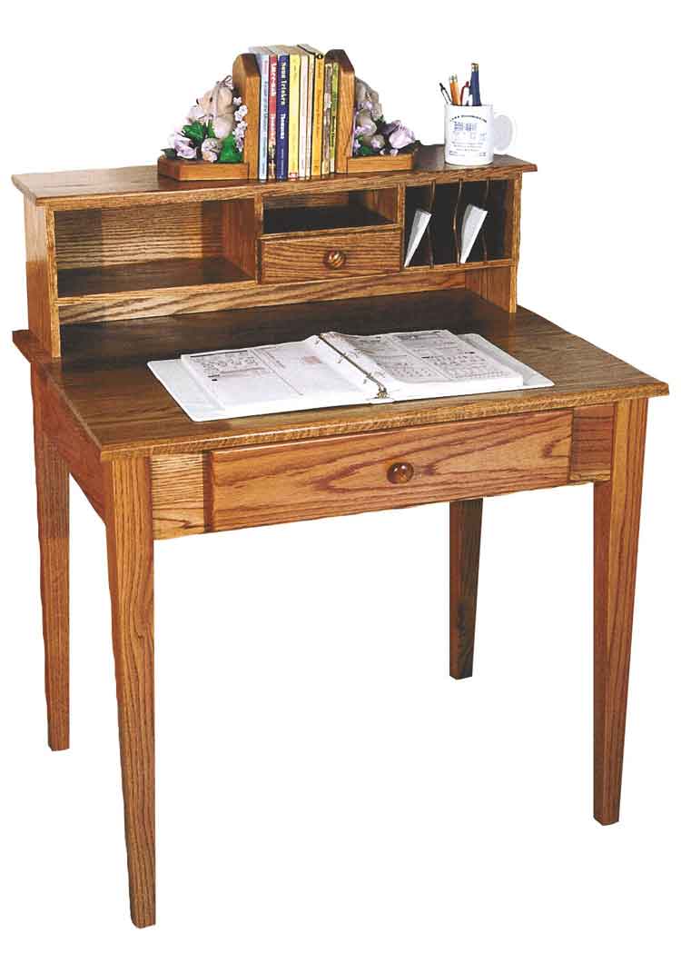 Amish Shaker Writing Desk - Click Image to Close